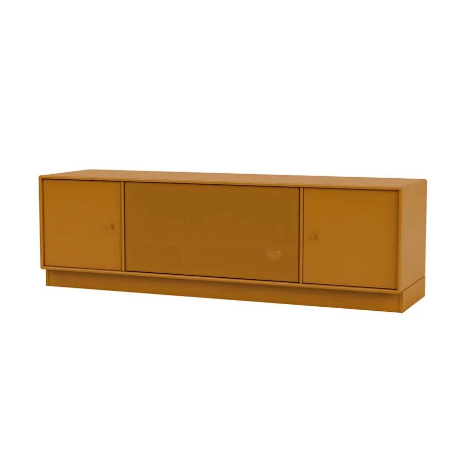 TV & Sound modul Octave III, SI13 medium, inkl. sokkel fra Montana - Amber / 7 cm sokkel - Jacobsen Plus