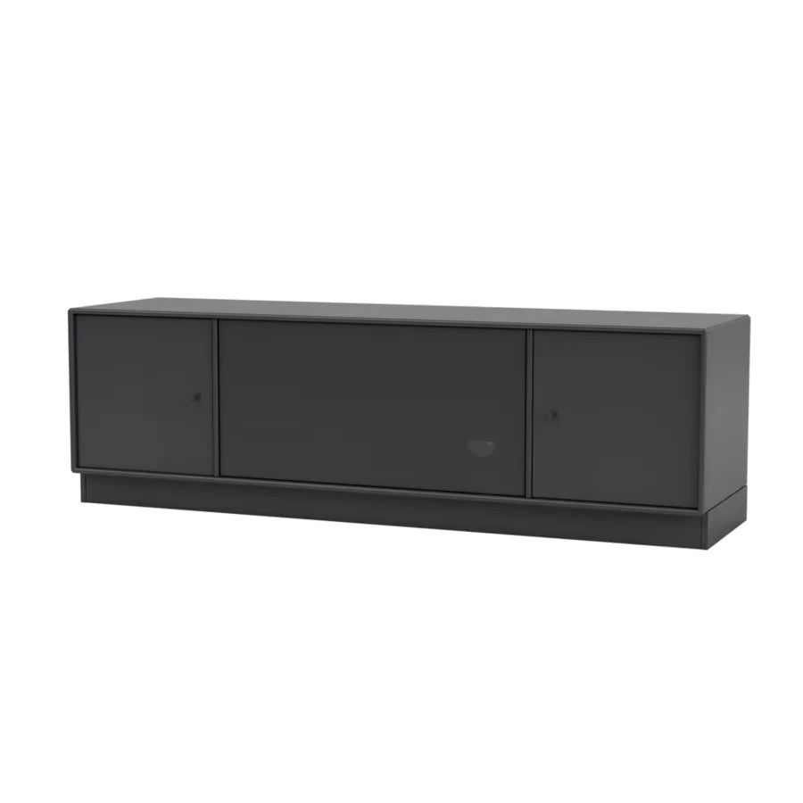 TV & Sound modul Octave III, SI13 medium, inkl. sokkel fra Montana - Anthracite / 7 cm sokkel - Jacobsen Plus