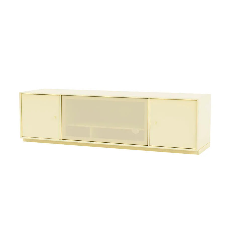 TV & Sound modul Octave III, SI13 medium, inkl. sokkel fra Montana - Camomile / 3 cm sokkel - Jacobsen Plus