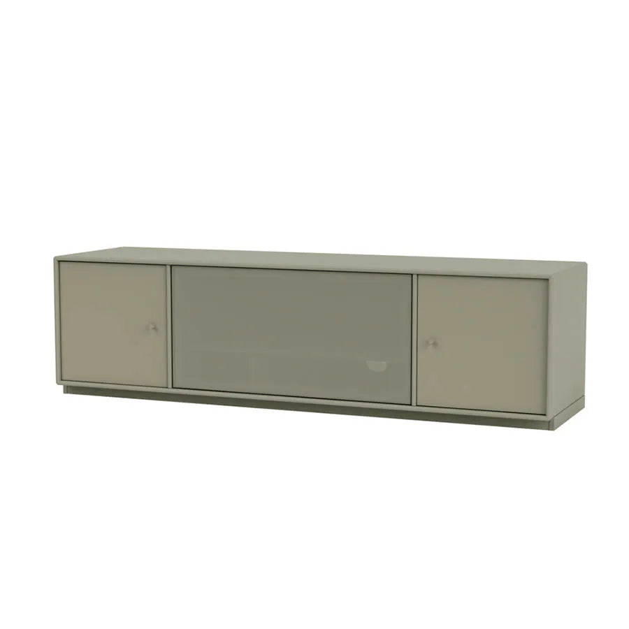 TV & Sound modul Octave III, SI13 medium, inkl. sokkel fra Montana - Fennel / 3 cm sokkel - Jacobsen Plus
