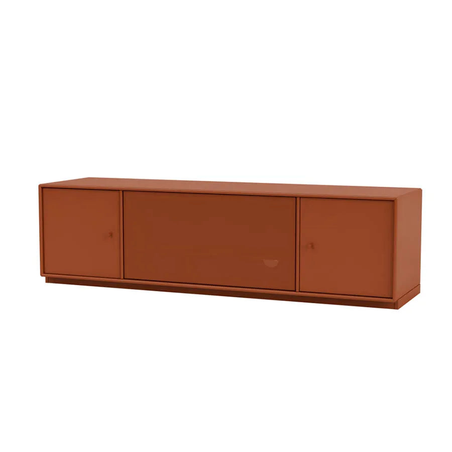 TV & Sound modul Octave III, SI13 medium, inkl. sokkel fra Montana - Hazelnut / 3 cm sokkel - Jacobsen Plus