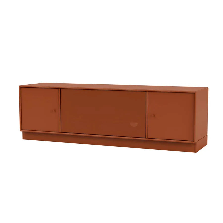 TV & Sound modul Octave III, SI13 medium, inkl. sokkel fra Montana - Hazelnut / 7 cm sokkel - Jacobsen Plus