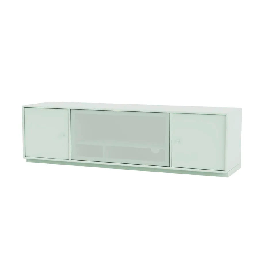 TV & Sound modul Octave III, SI13 medium, inkl. sokkel fra Montana - Mist / 3 cm sokkel - Jacobsen Plus