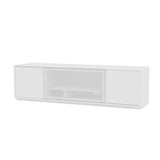 TV & Sound modul Octave III, SI13 medium, inkl. sokkel fra Montana - New white / 3 cm sokkel - Jacobsen Plus