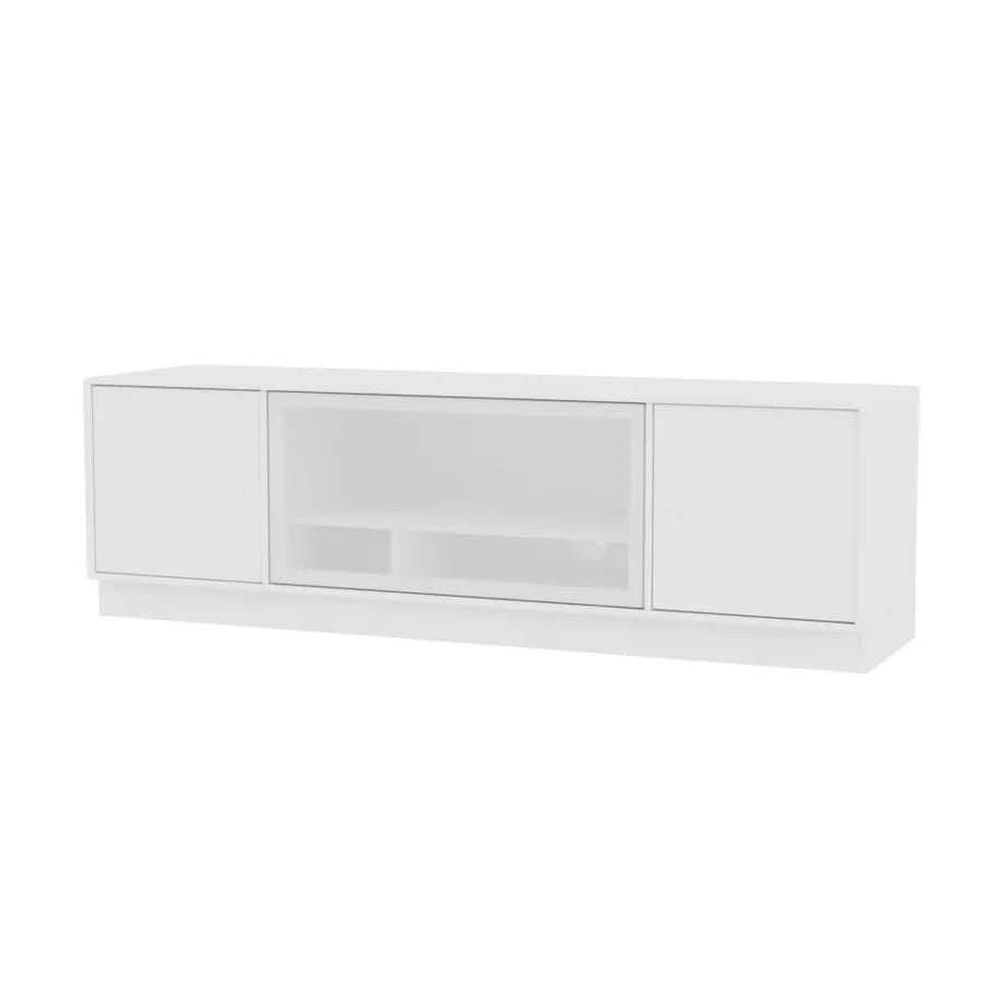 TV & Sound modul Octave III, SI13 medium, inkl. sokkel fra Montana - New white / 7 cm sokkel - Jacobsen Plus