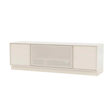 TV & Sound modul Octave III, SI13 medium, inkl. sokkel fra Montana - Oat / 7 cm sokkel - Jacobsen Plus