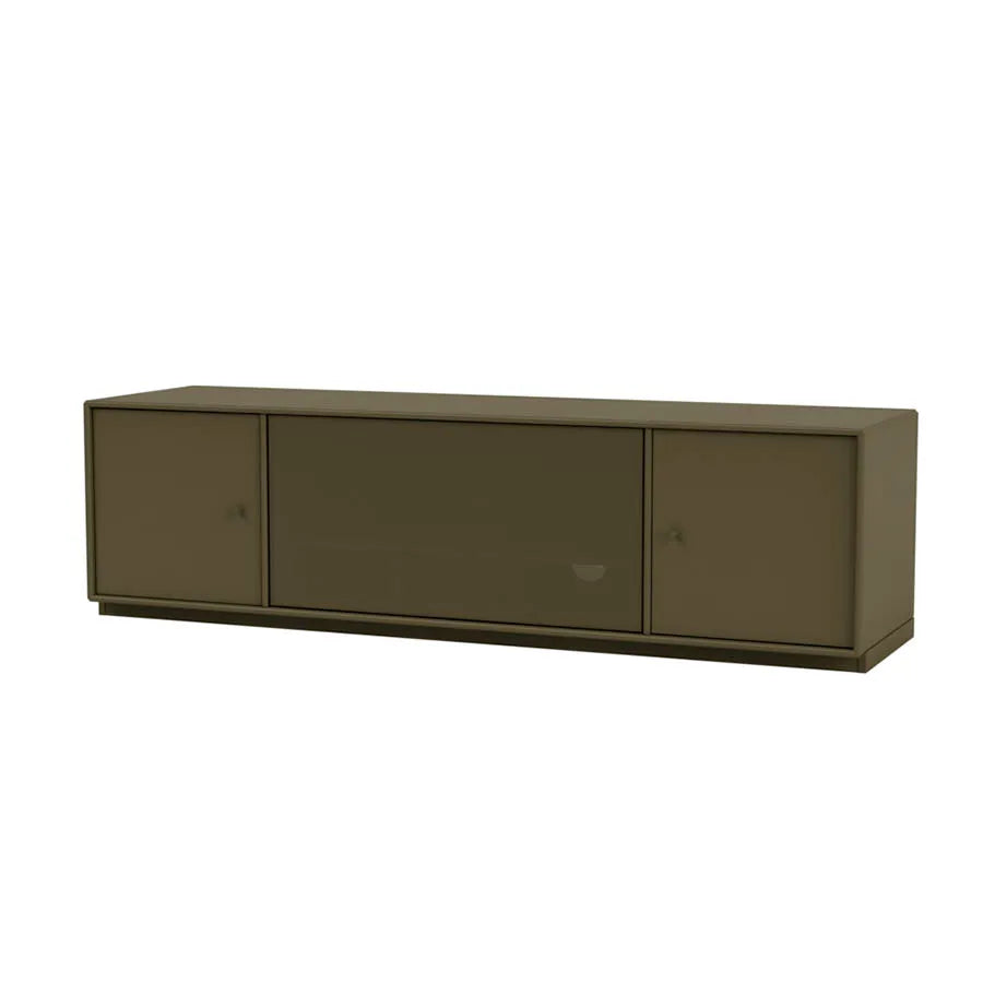 TV & Sound modul Octave III, SI13 medium, inkl. sokkel fra Montana - Oregano / 3 cm sokkel - Jacobsen Plus