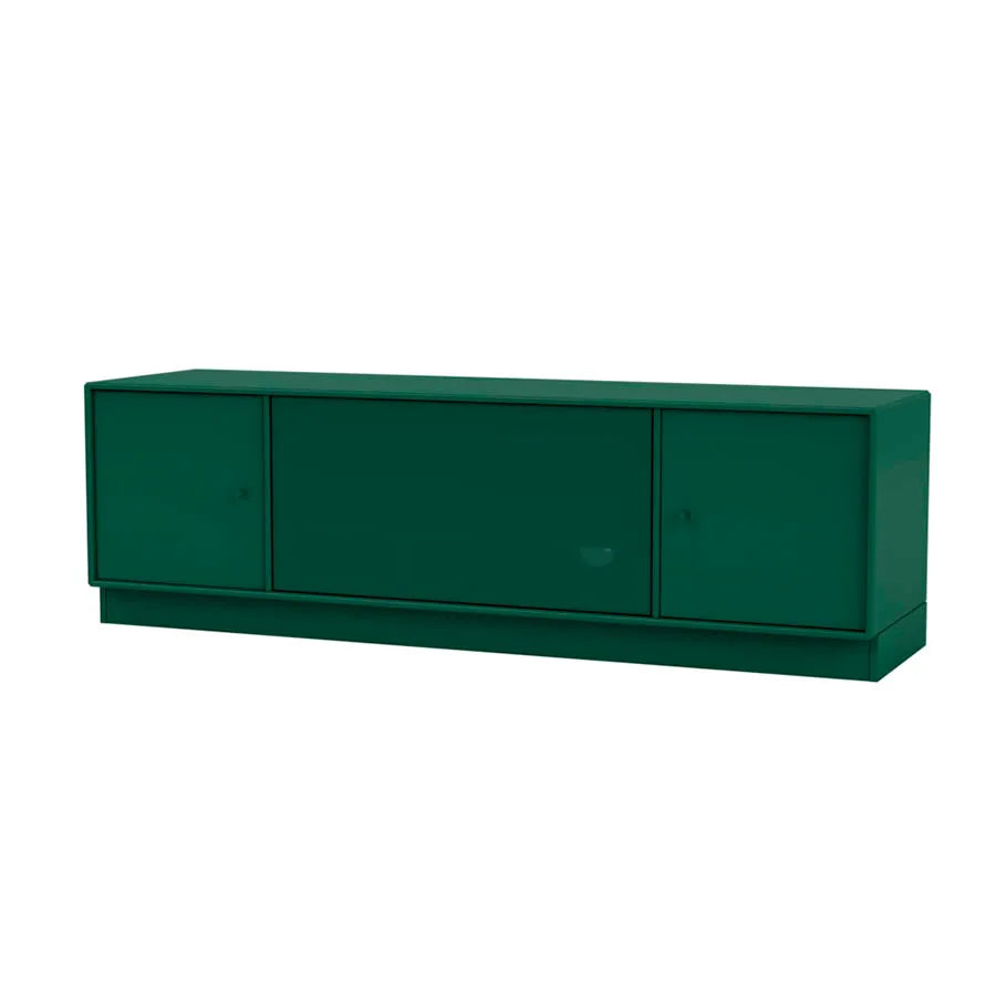 TV & Sound modul Octave III, SI13 medium, inkl. sokkel fra Montana - Pine / 7 cm sokkel - Jacobsen Plus