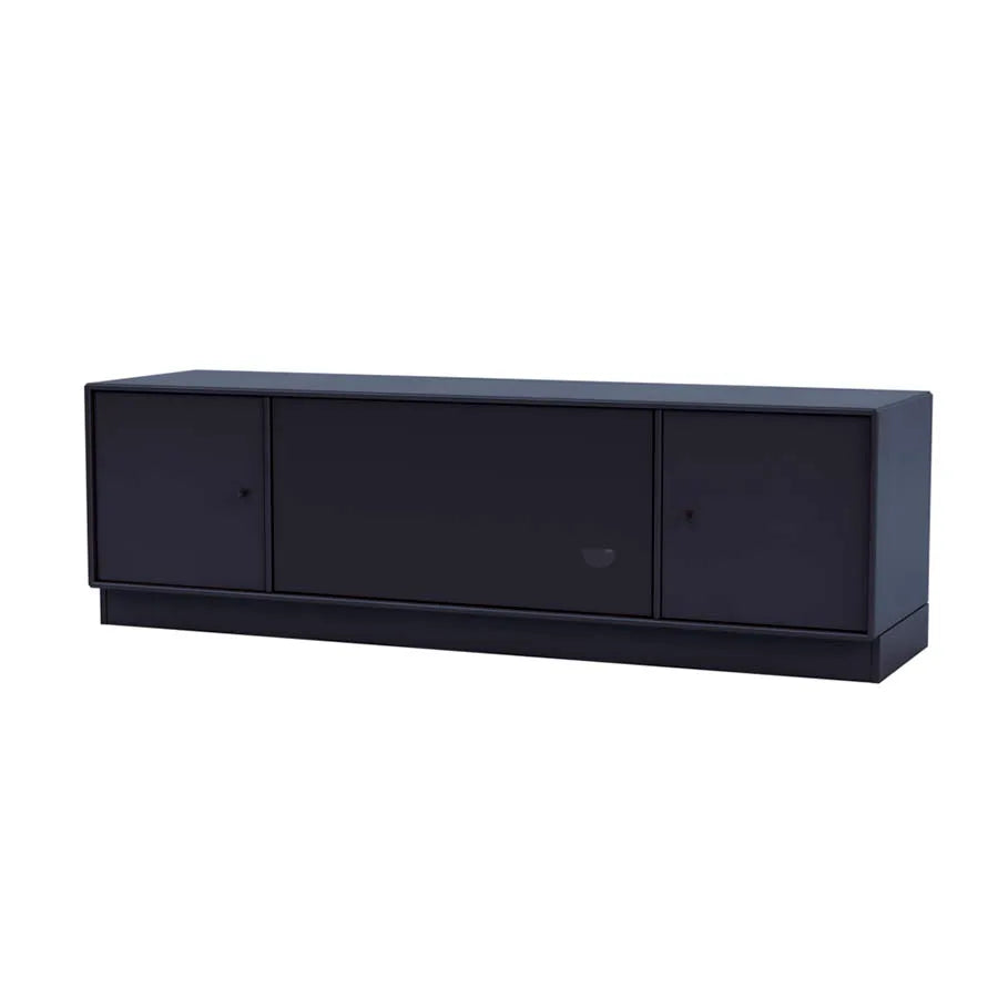 TV & Sound modul Octave III, SI13 medium, inkl. sokkel fra Montana - Shadow / 7 cm sokkel - Jacobsen Plus