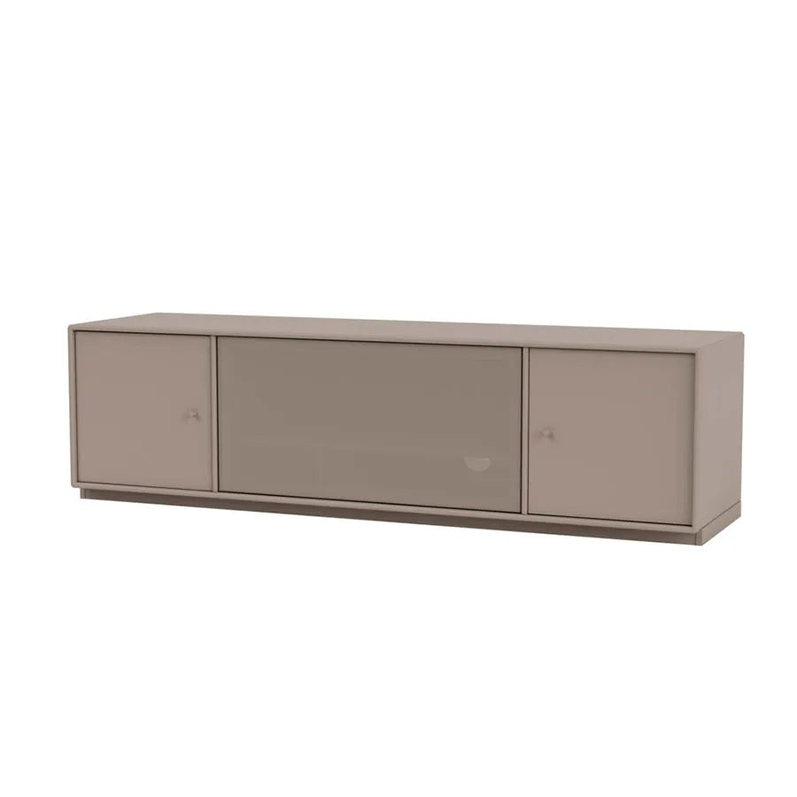 TV & Sound modul Octave III, SI13 medium, inkl. sokkel fra Montana - Truffle / 3 cm sokkel - Jacobsen Plus