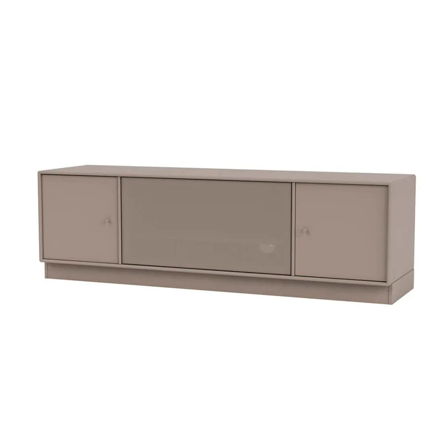 TV & Sound modul Octave III, SI13 medium, inkl. sokkel fra Montana - Truffle / 7 cm sokkel - Jacobsen Plus