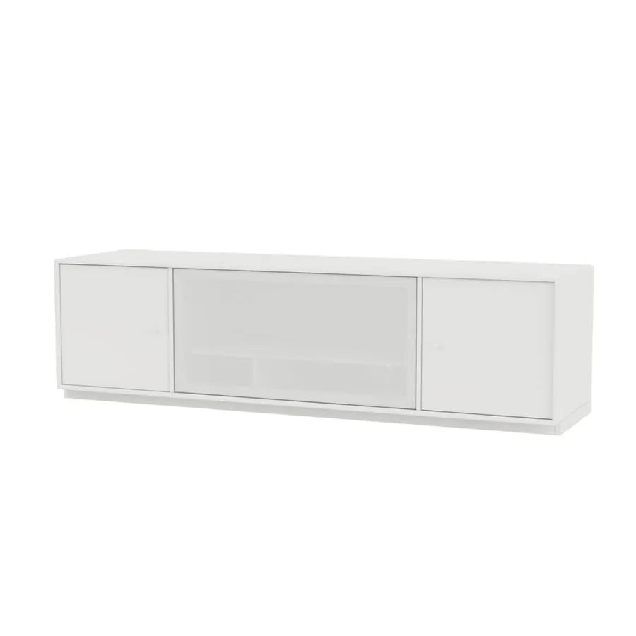 TV & Sound modul Octave III, SI13 medium, inkl. sokkel fra Montana - White / 3 cm sokkel - Jacobsen Plus