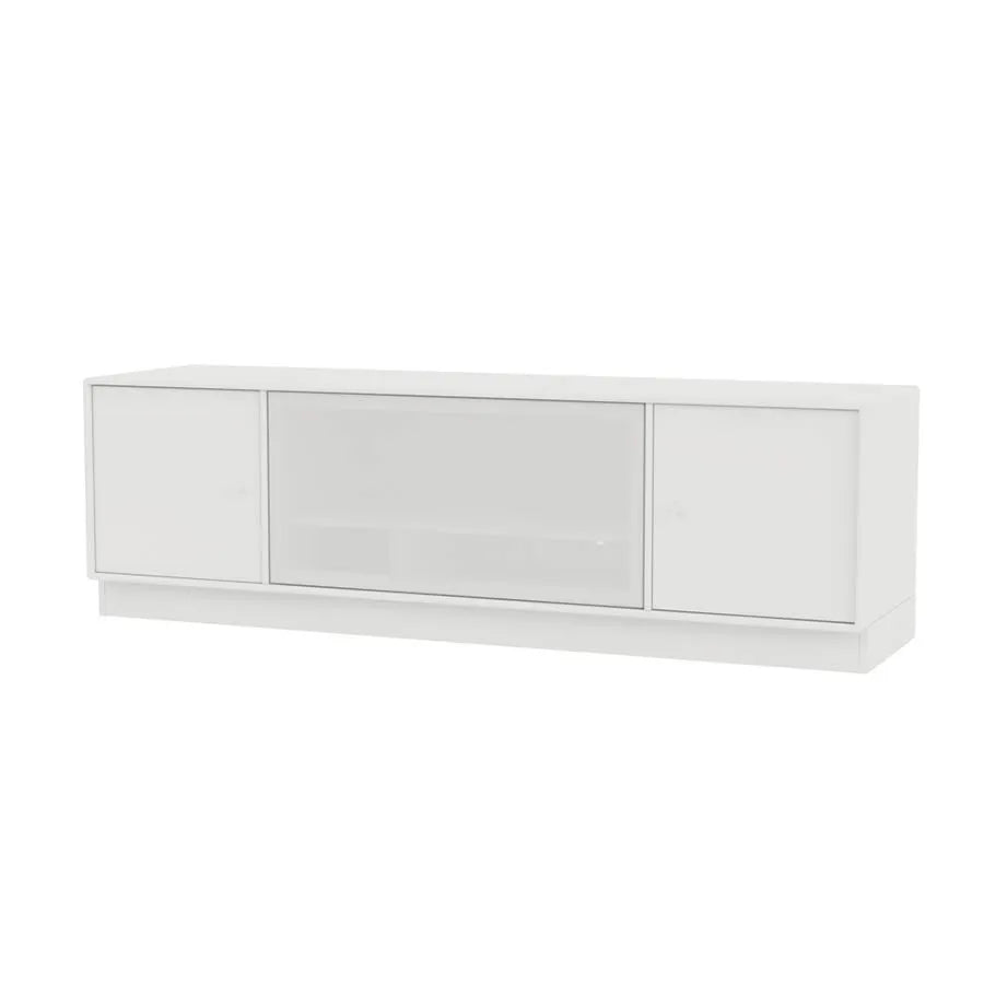 TV & Sound modul Octave III, SI13 medium, inkl. sokkel fra Montana - White / 7 cm sokkel - Jacobsen Plus
