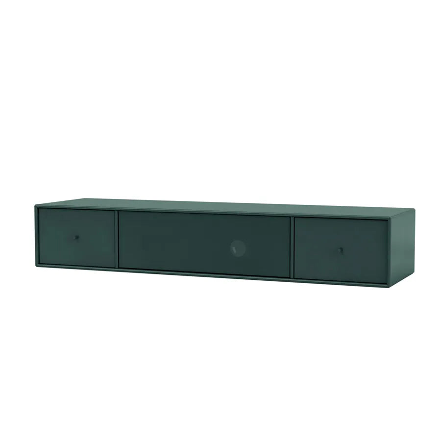 TV & Sound modul Octave II, VI18 medium, inkl. ophæng fra Montana - Black Jade - Jacobsen Plus