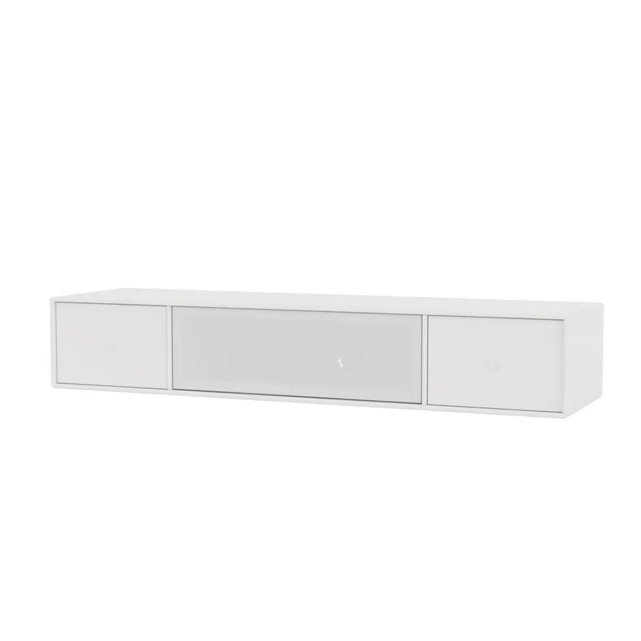TV & Sound modul Octave II, VI18 medium, inkl. ophæng fra Montana - White - Jacobsen Plus