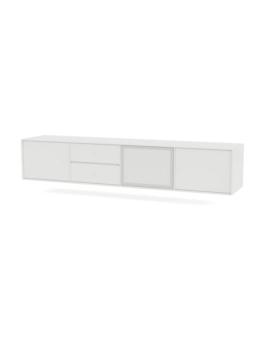 TV & Sound Modul, Octave VIII, inkl. ophæng fra Montana - White - Jacobsen Plus