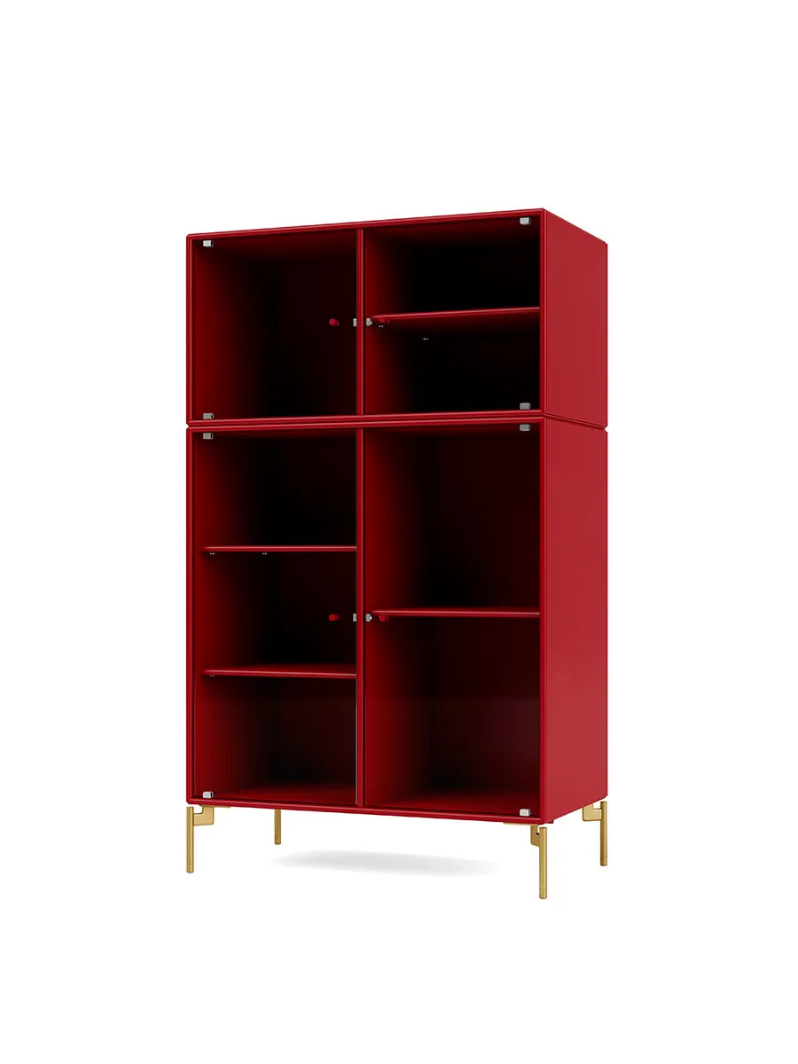 Ripple III Vitrineskab, inkl. ben fra Montana