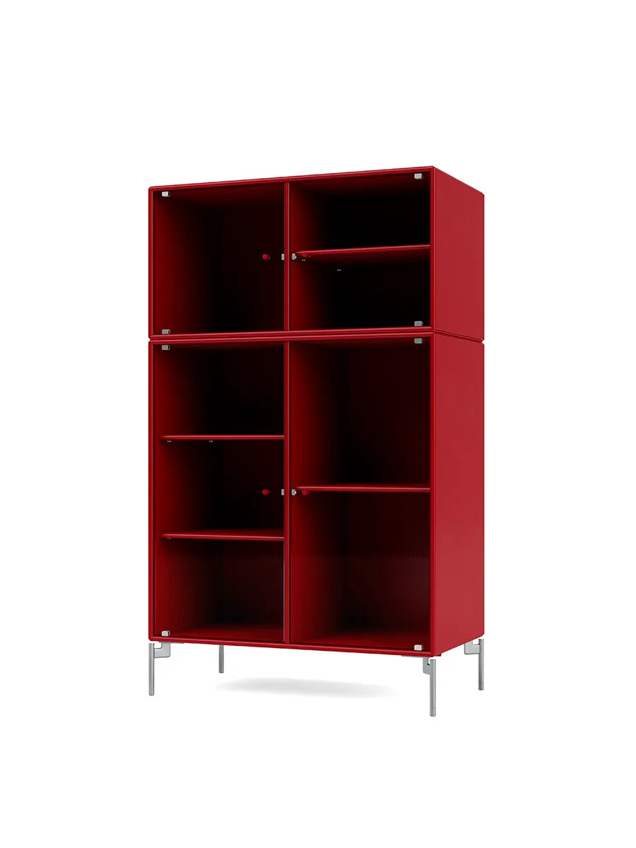 Ripple III Vitrineskab, inkl. ben fra Montana