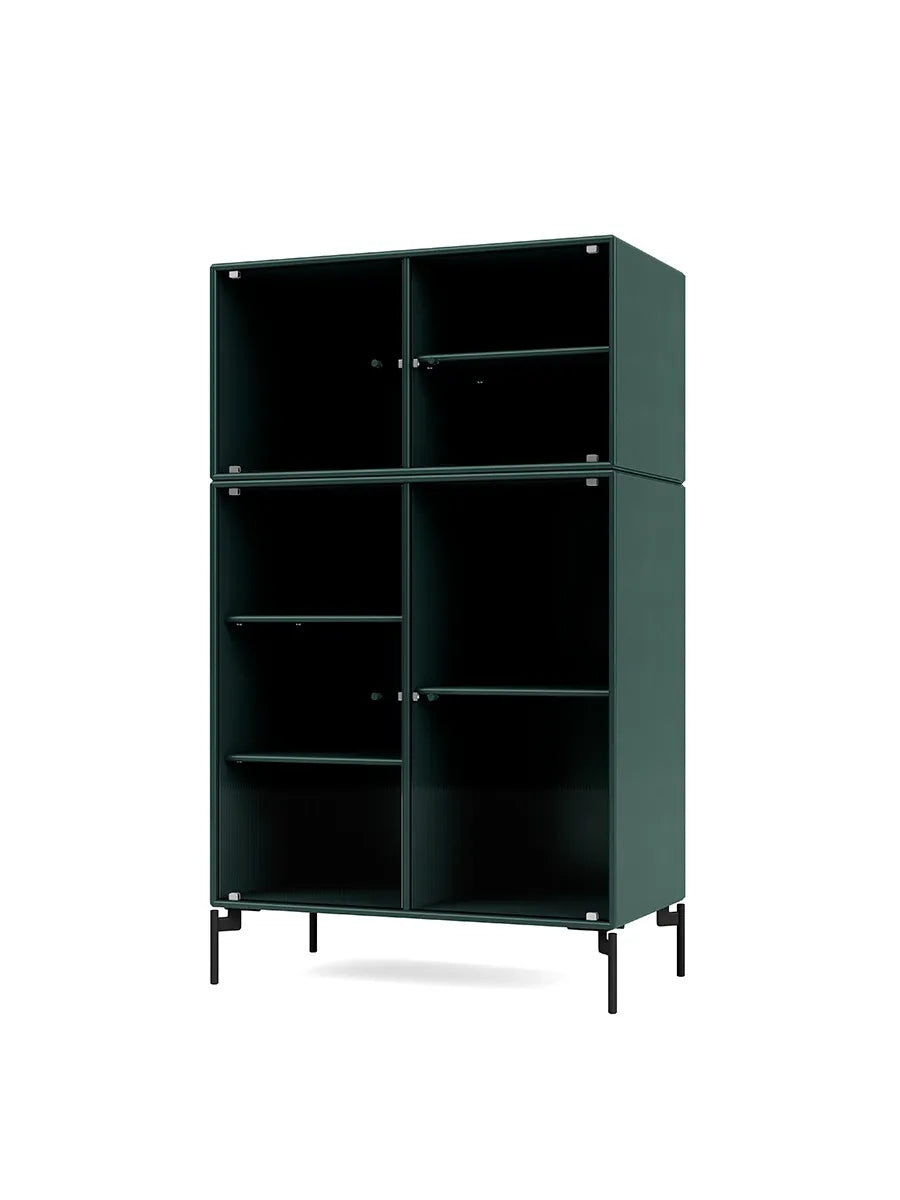 Ripple III Vitrineskab, inkl. ben fra Montana