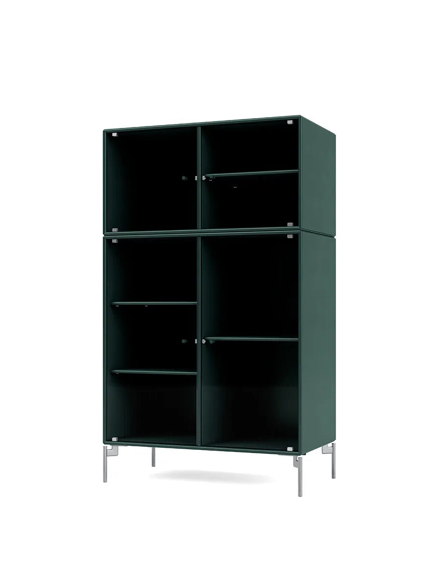 Ripple III Vitrineskab, inkl. ben fra Montana