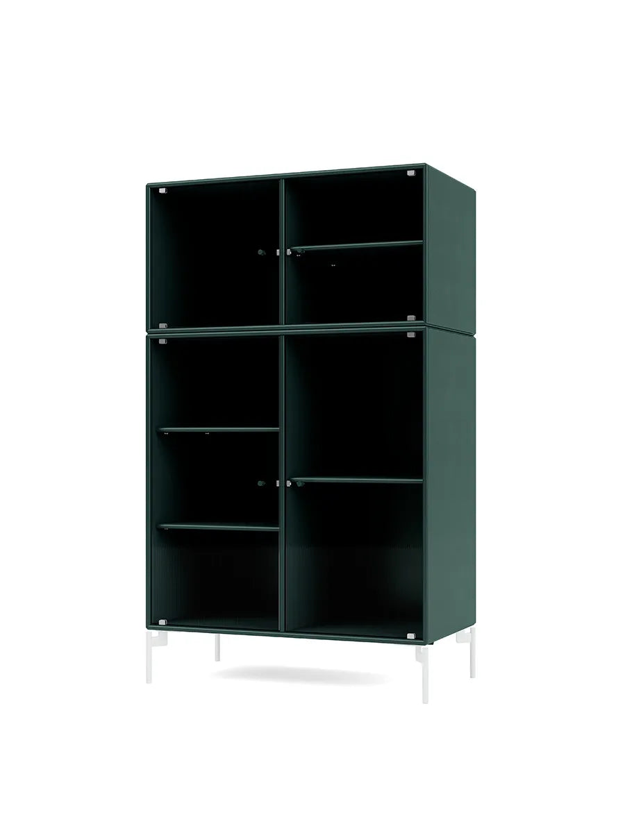 Ripple III Vitrineskab, inkl. ben fra Montana