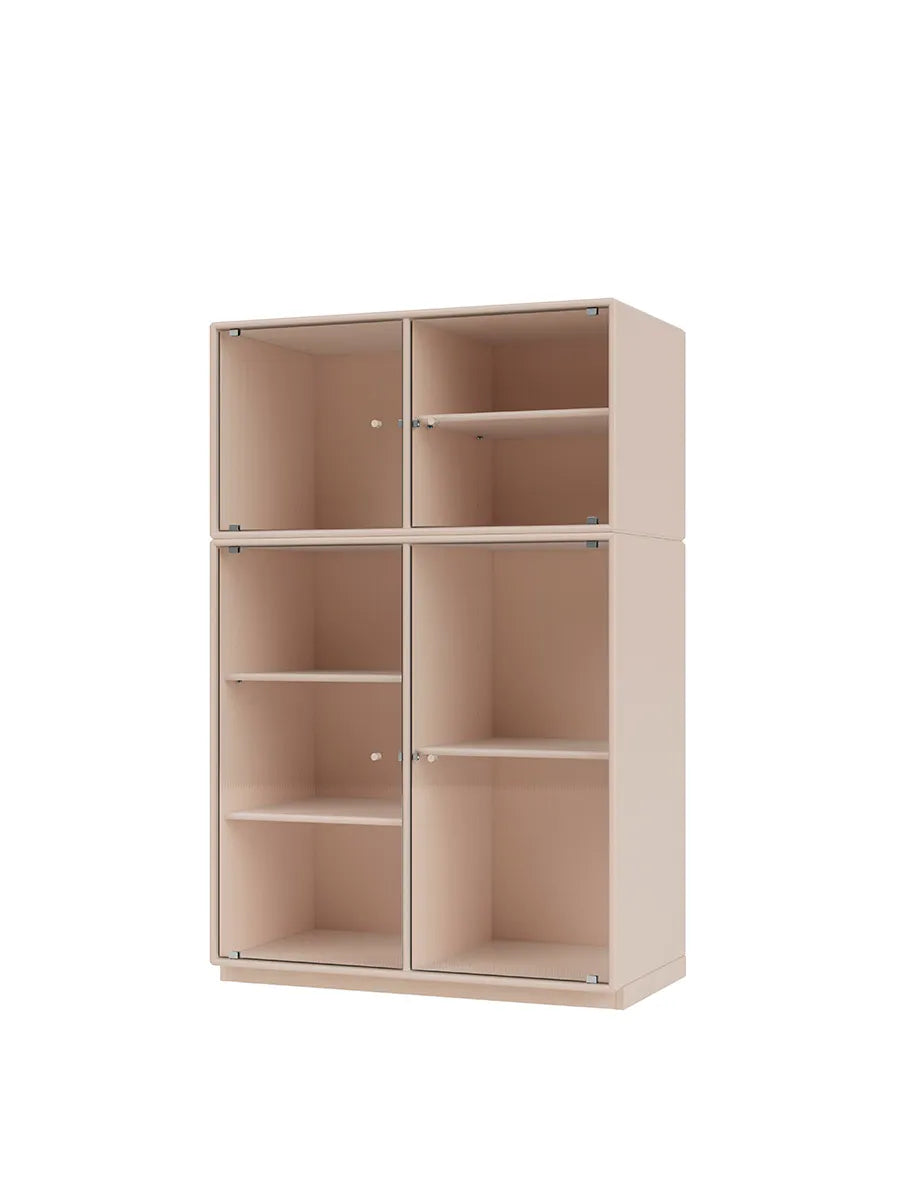 Ripple III Vitrineskab, inkl. sokkel fra Montana