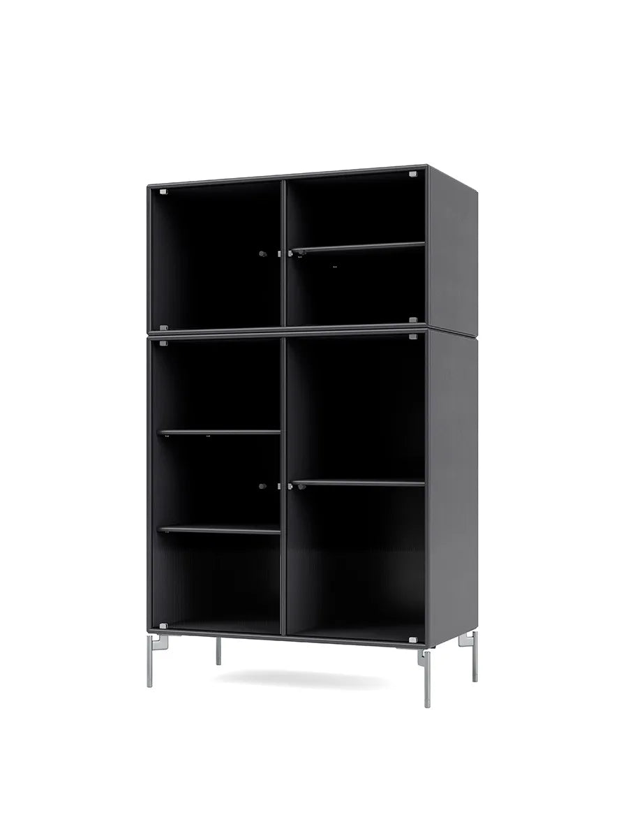 Ripple III Vitrineskab, inkl. ben fra Montana