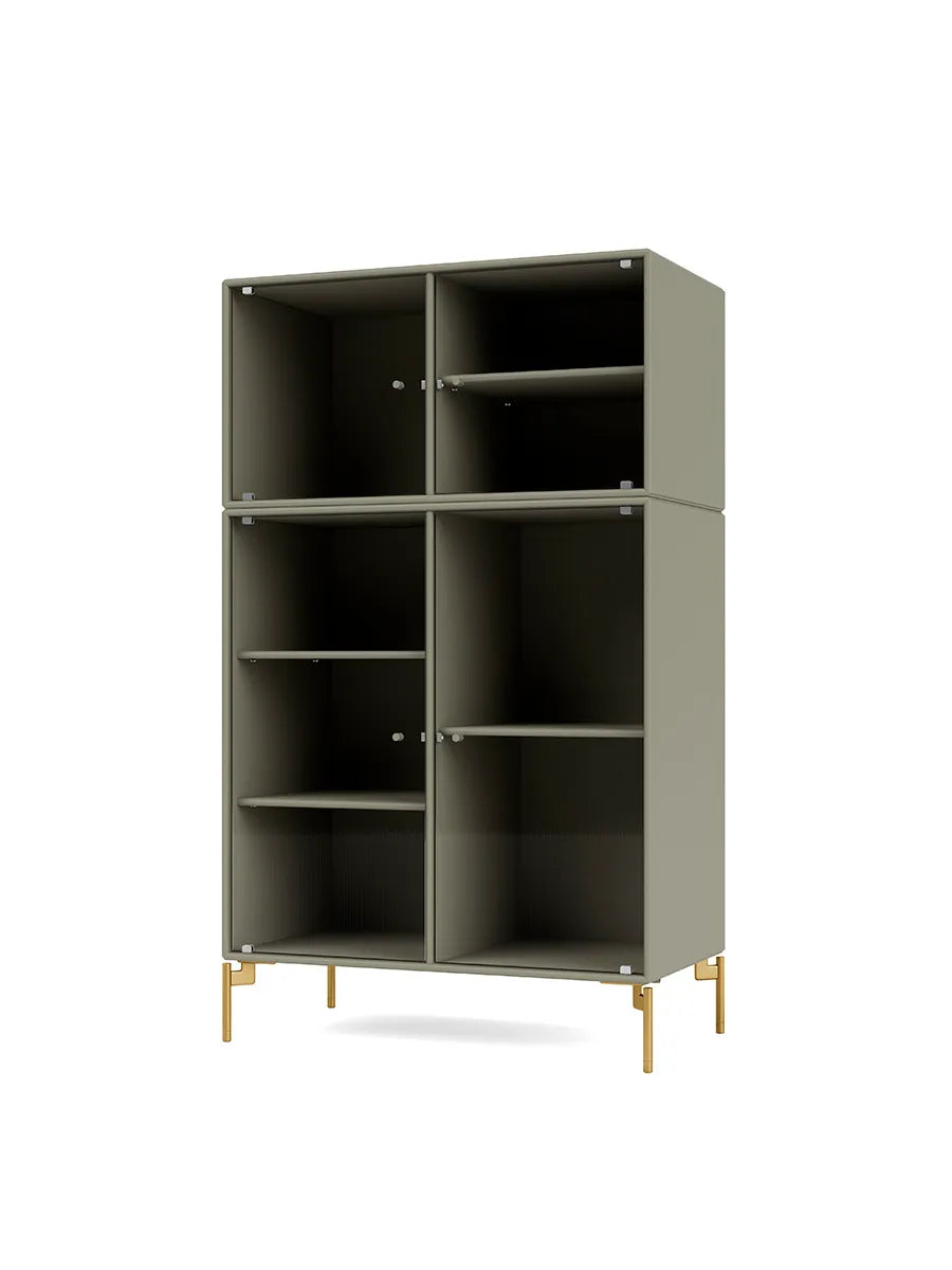 Ripple III Vitrineskab, inkl. ben fra Montana