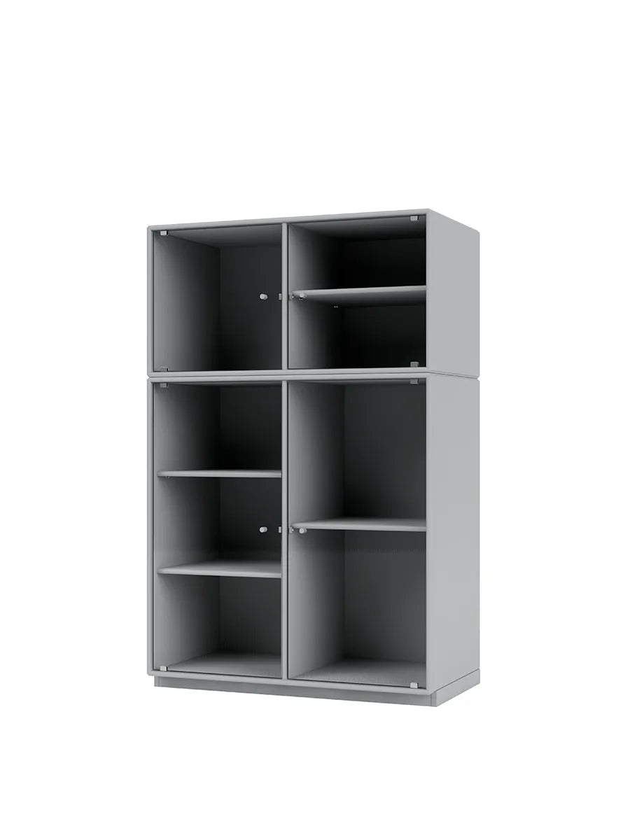 Ripple III Vitrineskab, inkl. sokkel fra Montana