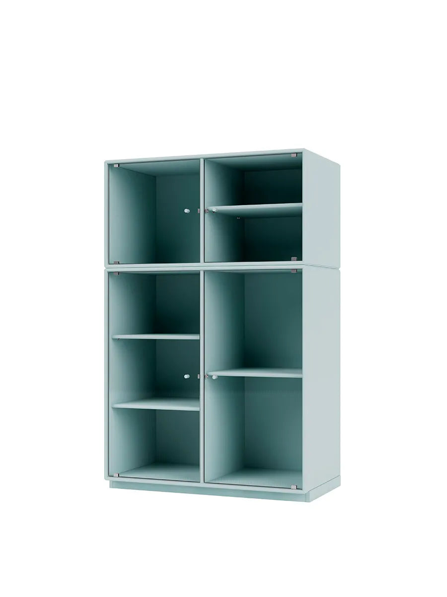 Ripple III Vitrineskab, inkl. sokkel fra Montana