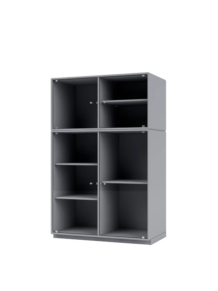 Ripple III Vitrineskab, inkl. sokkel fra Montana