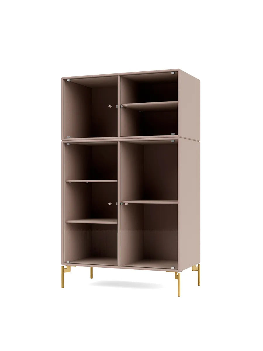 Ripple III Vitrineskab, inkl. ben fra Montana