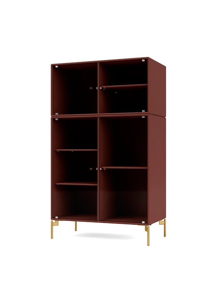 Ripple III Vitrineskab, inkl. ben fra Montana