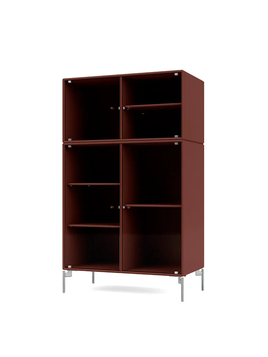 Ripple III Vitrineskab, inkl. ben fra Montana