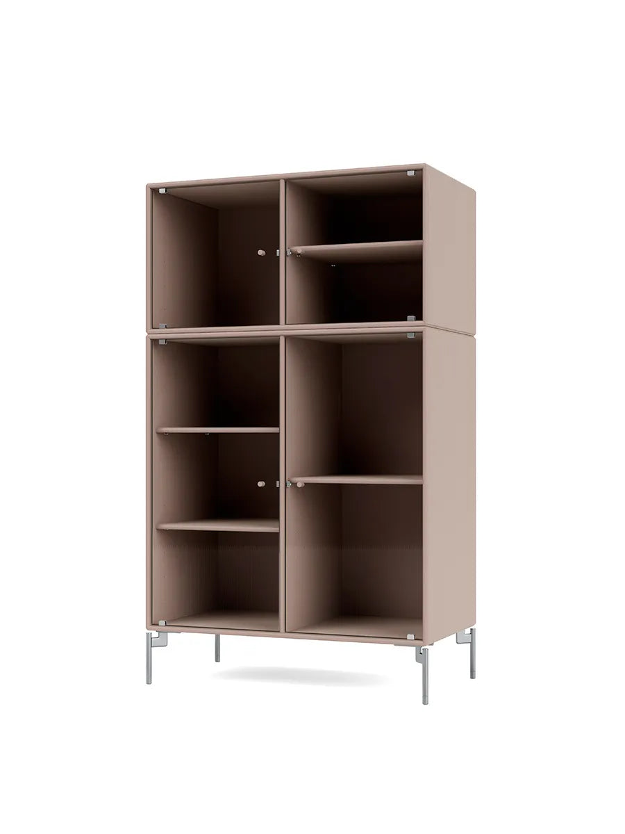 Ripple III Vitrineskab, inkl. ben fra Montana