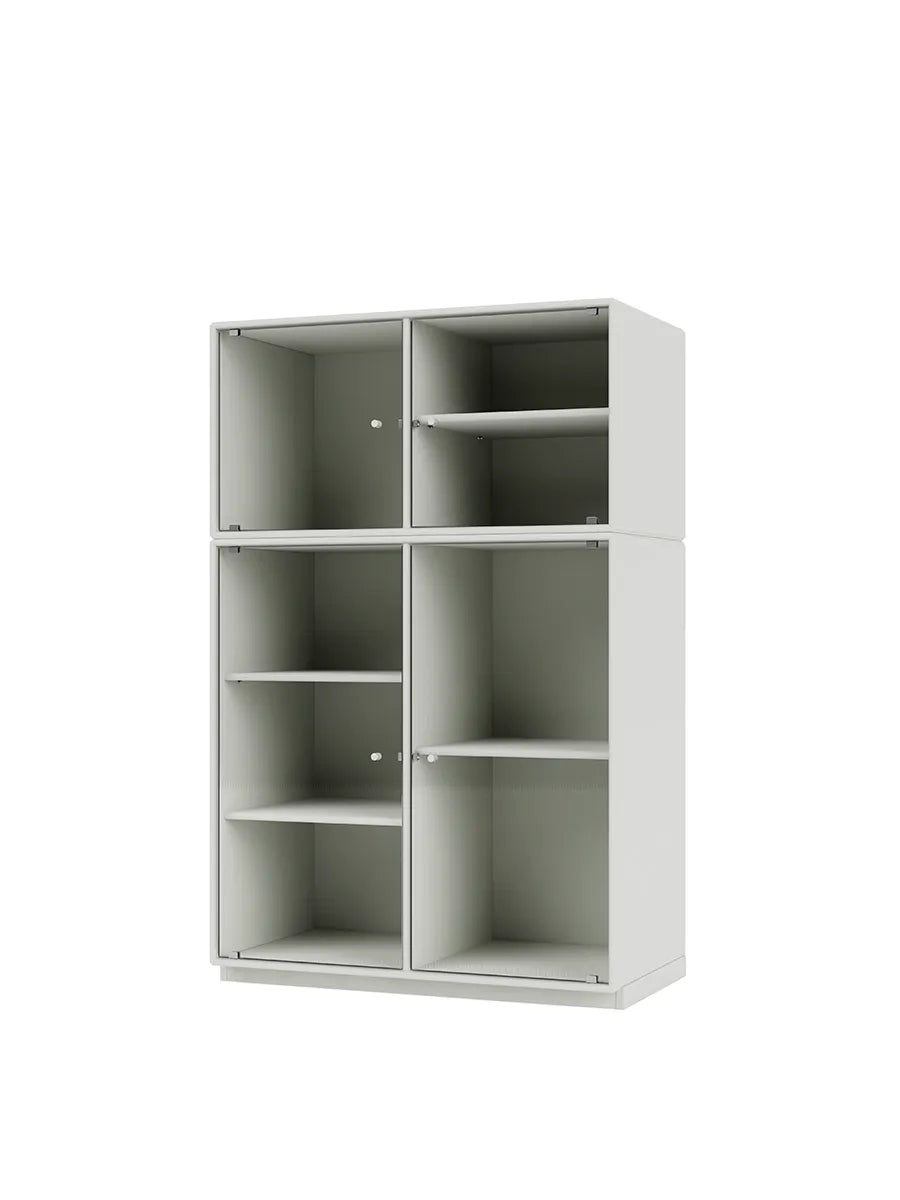 Ripple III Vitrineskab, inkl. sokkel fra Montana