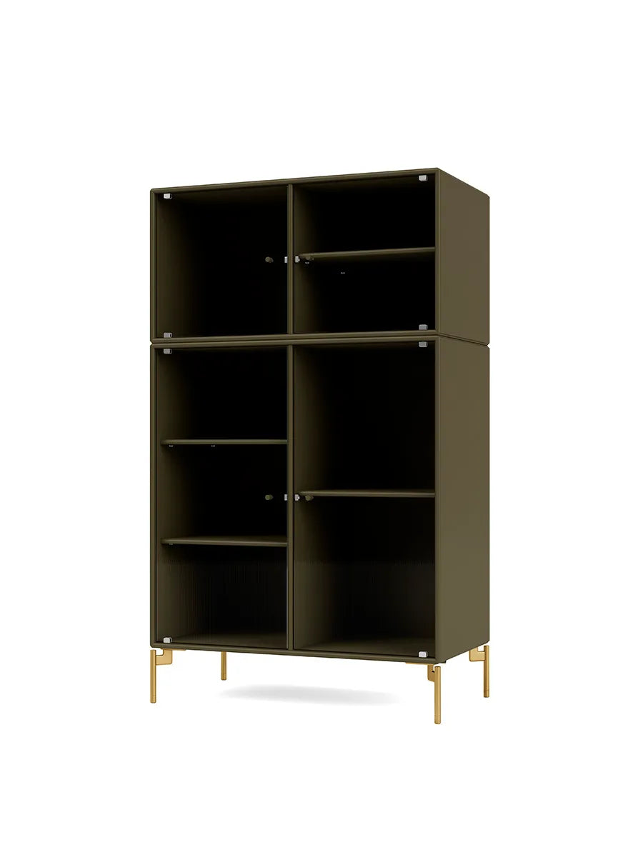 Ripple III Vitrineskab, inkl. ben fra Montana