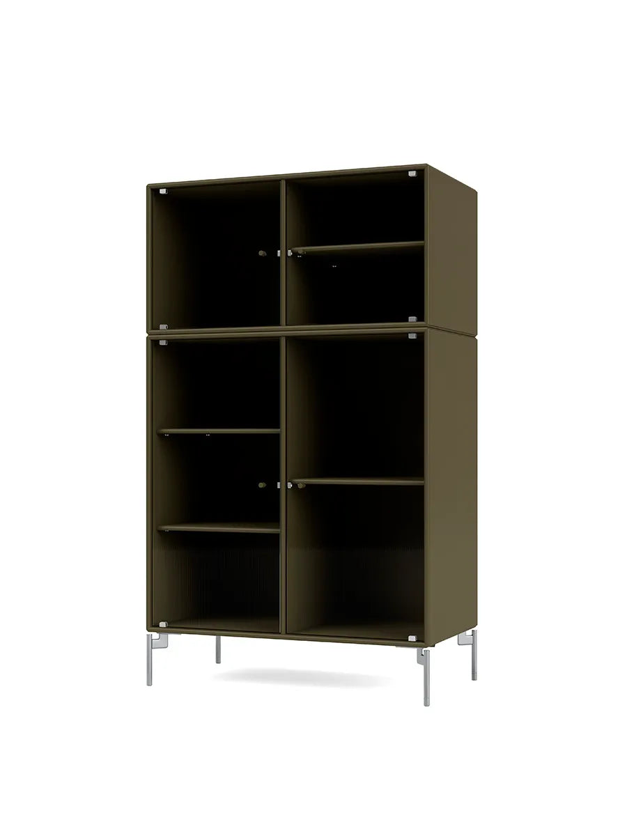 Ripple III Vitrineskab, inkl. ben fra Montana