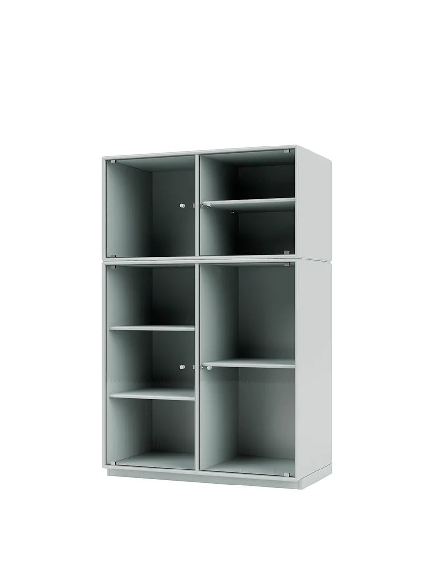 Ripple III Vitrineskab, inkl. sokkel fra Montana