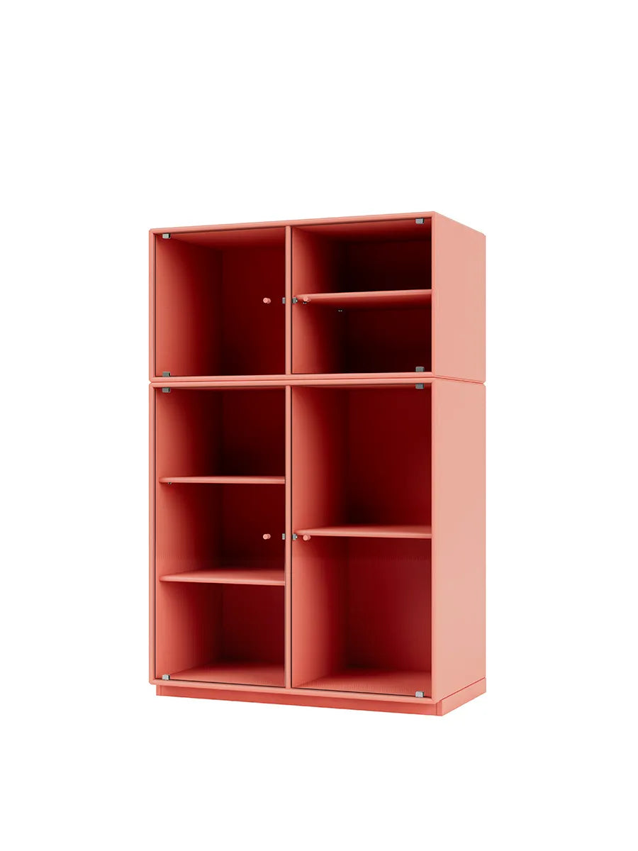 Ripple III Vitrineskab, inkl. sokkel fra Montana