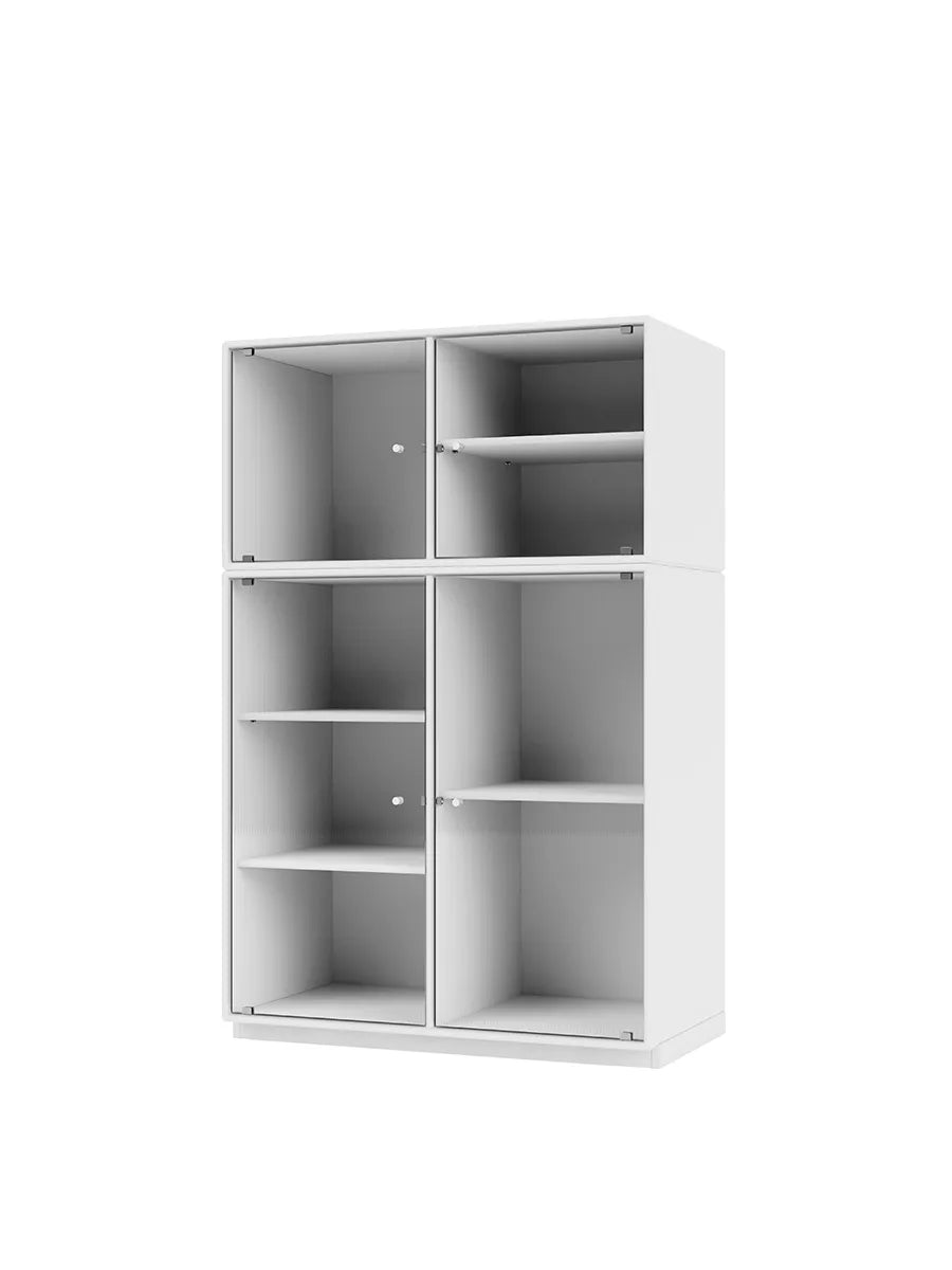 Ripple III Vitrineskab, inkl. sokkel fra Montana