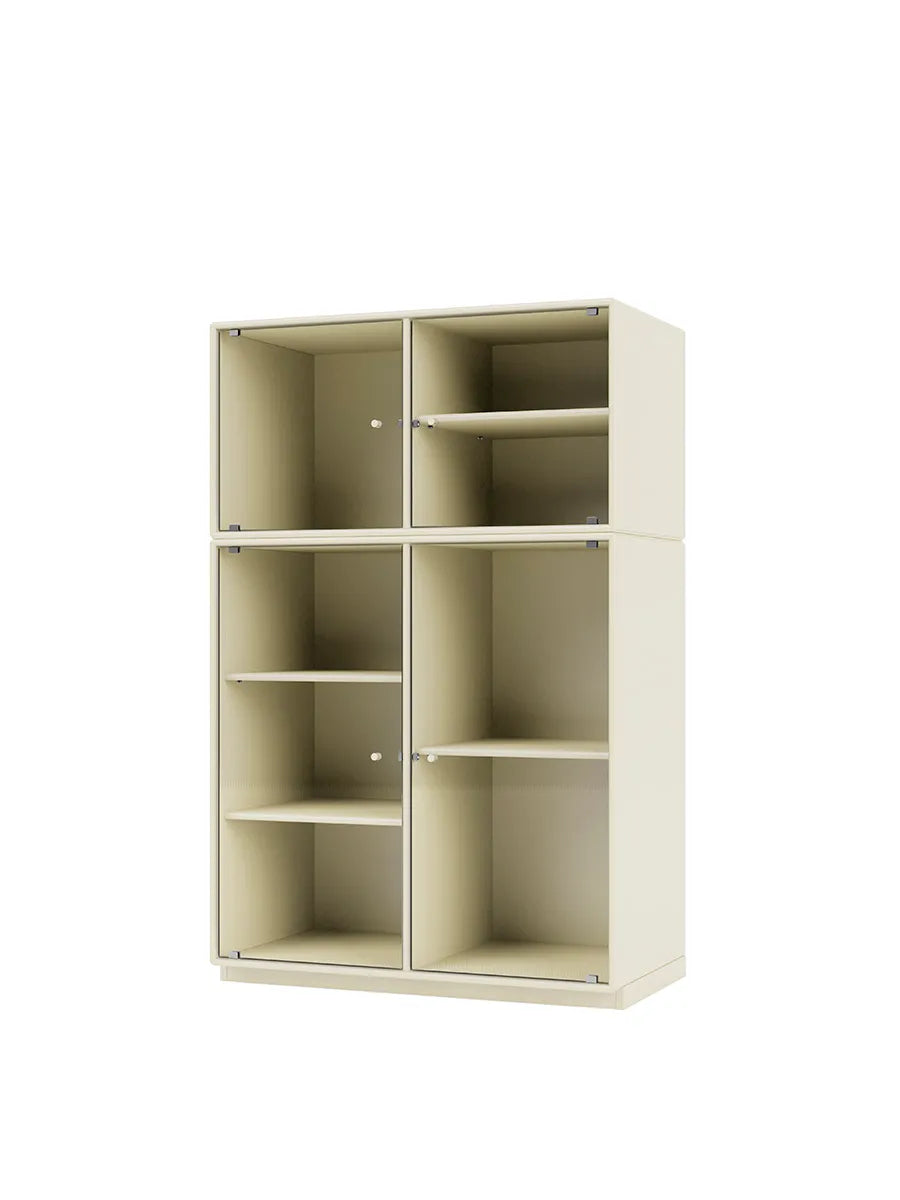 Ripple III Vitrineskab, inkl. sokkel fra Montana