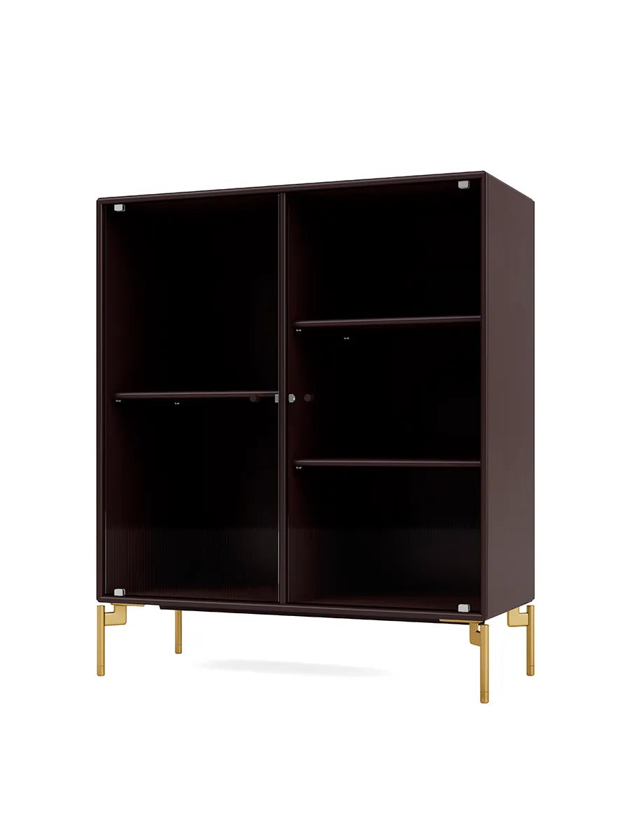 Ripple II Vitrineskab, inkl. ben fra Montana