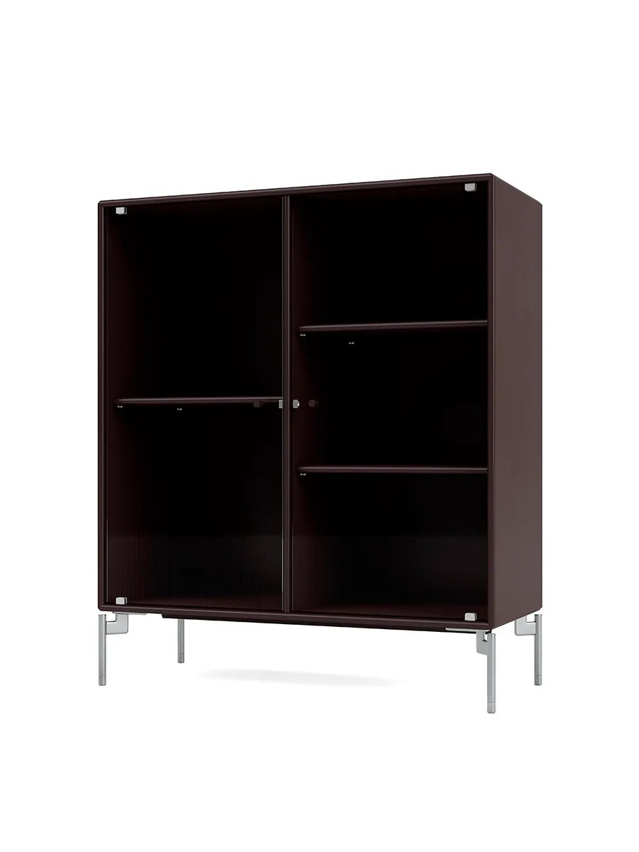 Ripple II Vitrineskab, inkl. ben fra Montana