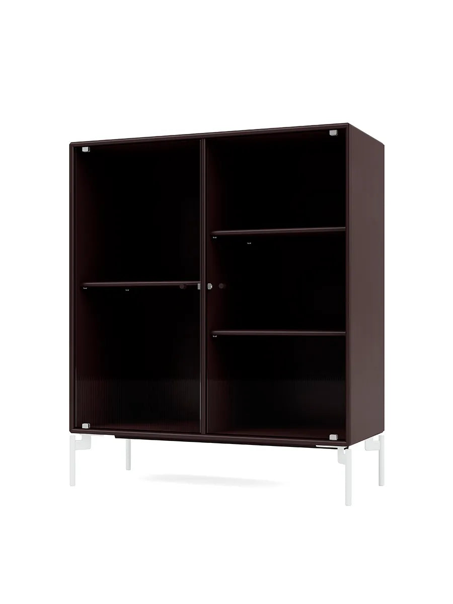 Ripple II Vitrineskab, inkl. ben fra Montana