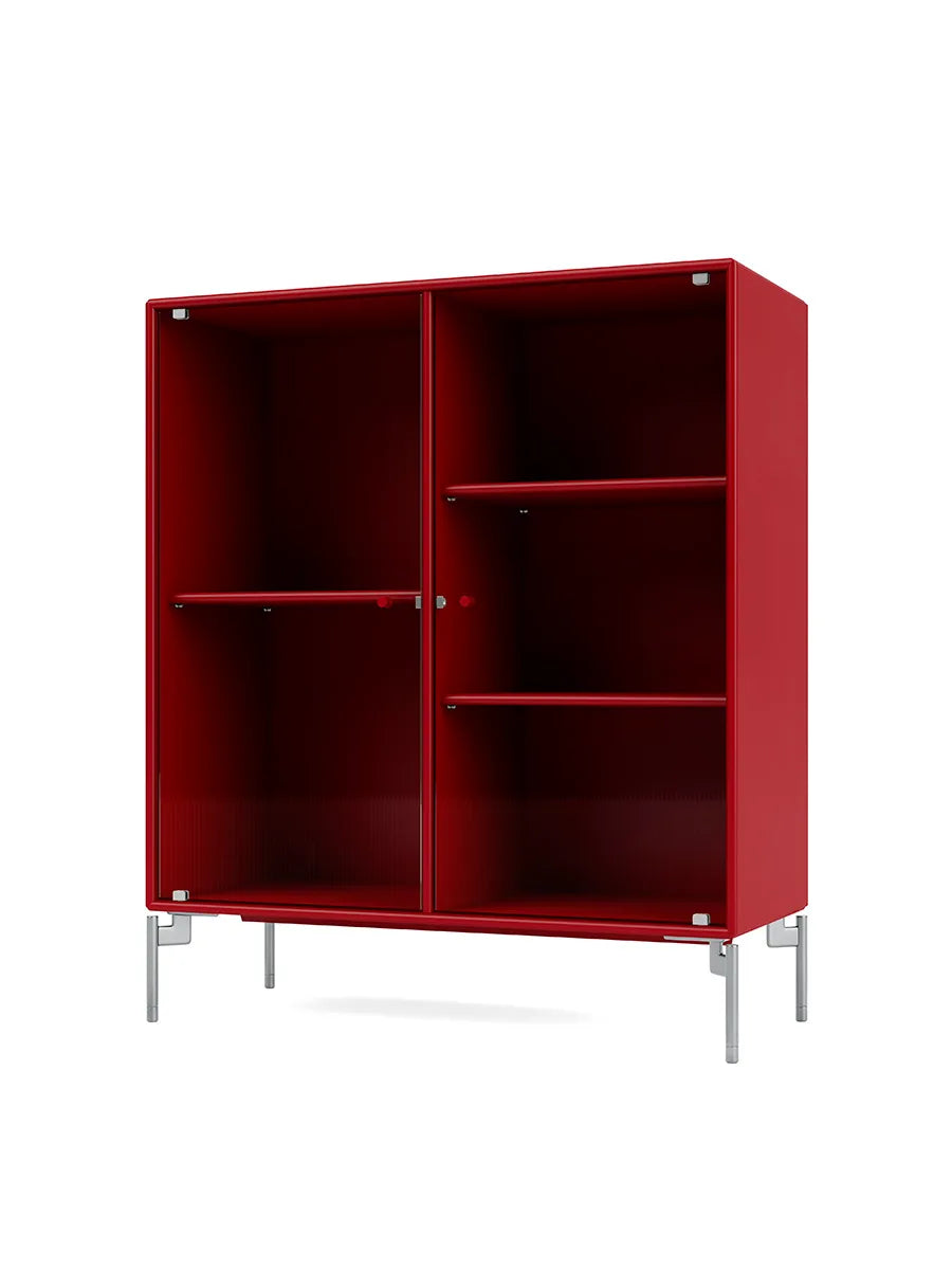 Ripple II Vitrineskab, inkl. ben fra Montana