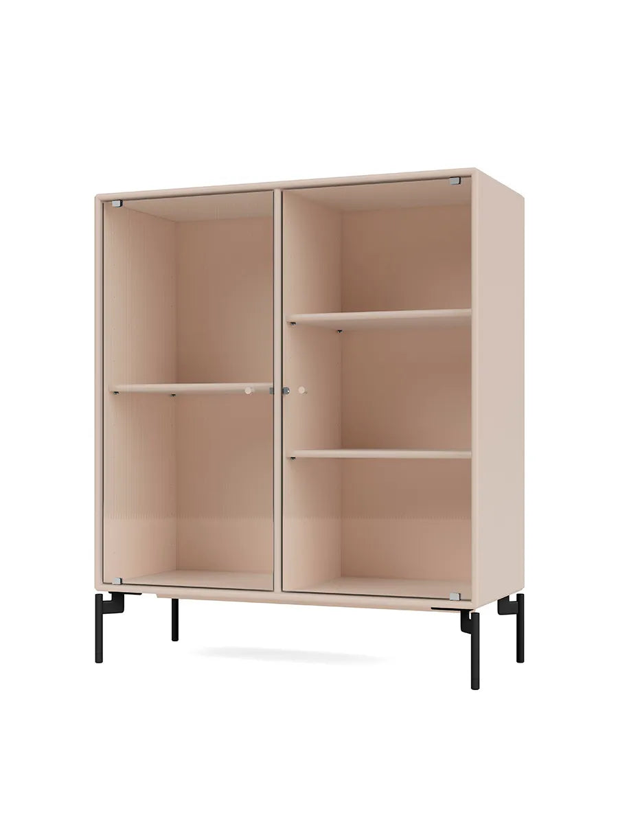 Ripple II Vitrineskab, inkl. ben fra Montana