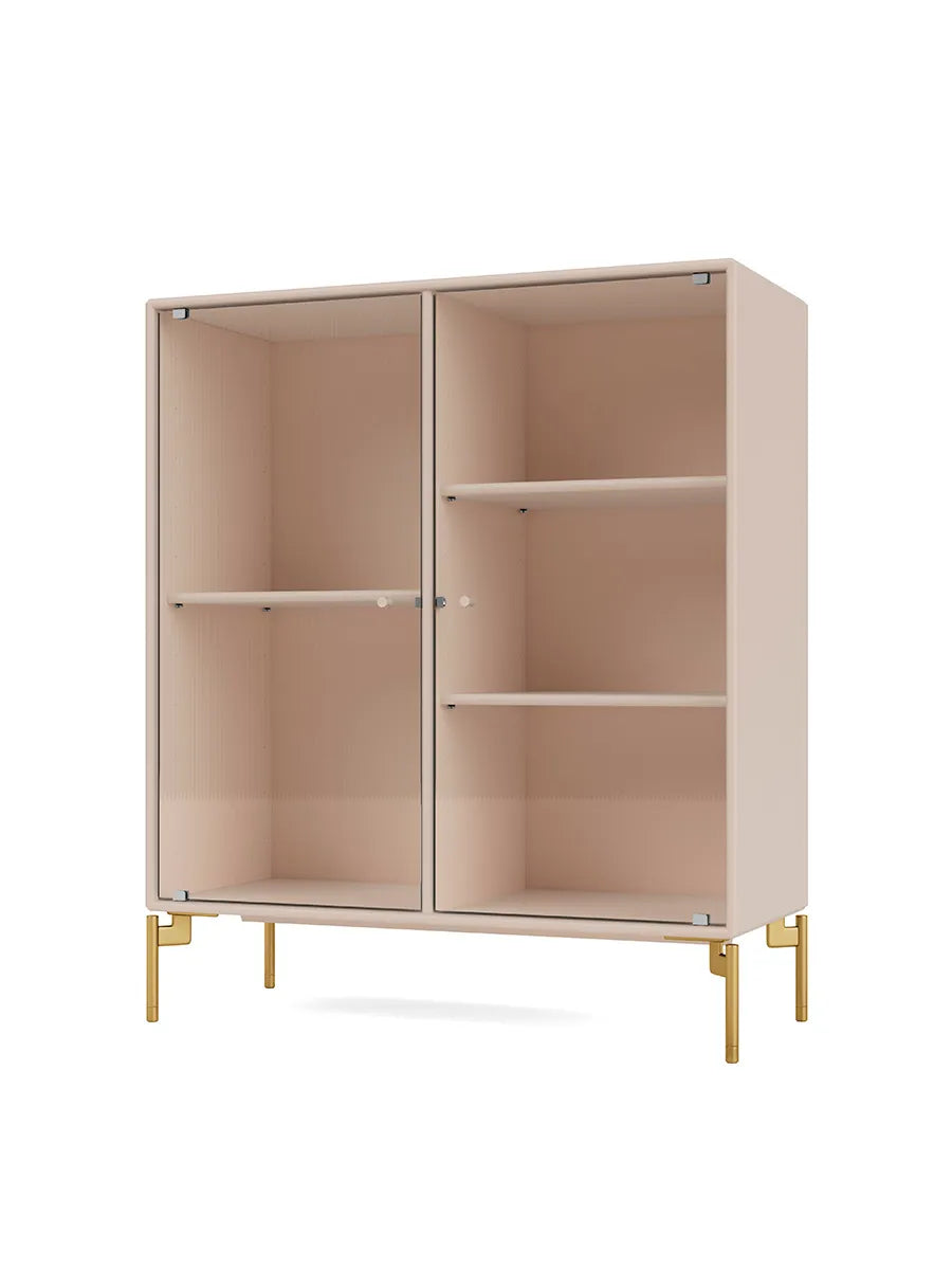 Ripple II Vitrineskab, inkl. ben fra Montana