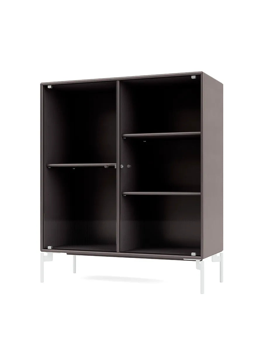 Ripple II Vitrineskab, inkl. ben fra Montana