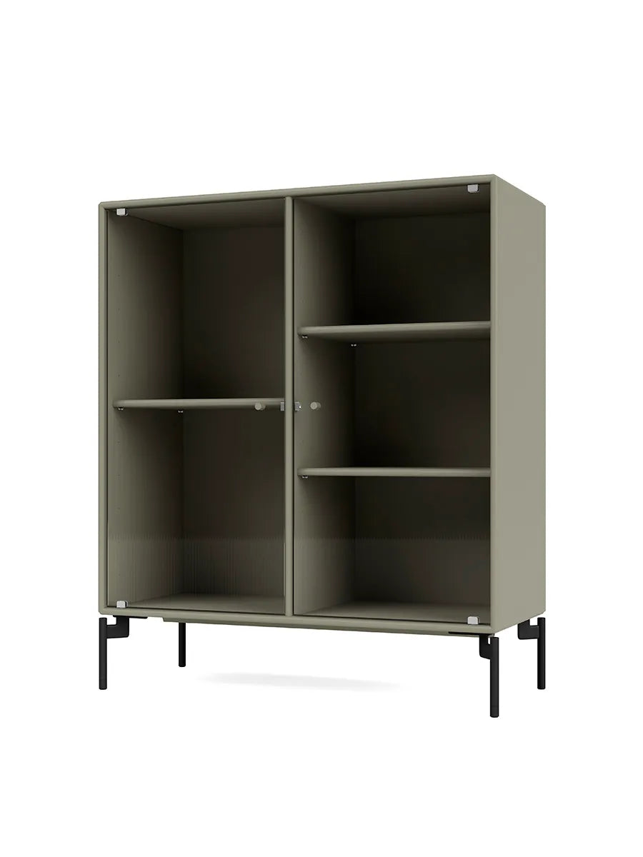 Ripple II Vitrineskab, inkl. ben fra Montana